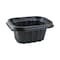 Pactiv Evergreen EarthChoice Entree2Go Takeout Container, 12 oz, 5.65 x 4.25 x 2.57, Black, PK600, 600PK YCNB6X412000 - alternate 1